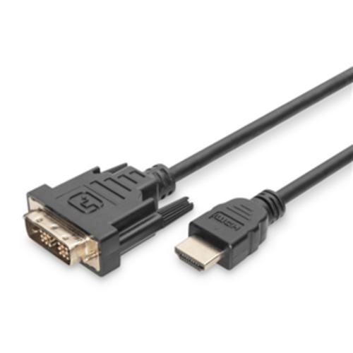 image of Ednet HDMI Type A (M) to DVI-D (M) Monitor Cable 2m