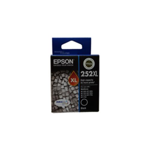 image of Epson 252XL Black High Yield Ink Cartridge