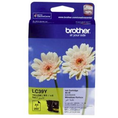 image of Brother LC39Y Yellow Ink Cartridge