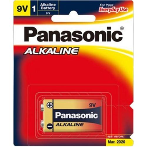 image of Panasonic 9V Alkaline Battery 1 Pack