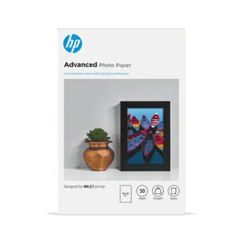 image of HP Advanced 10x15cm Glossy 250gsm Photo Paper - 50 Sheets