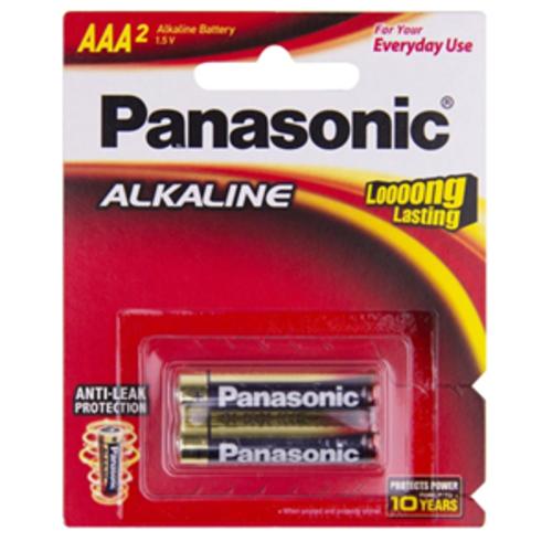 image of Panasonic AAA Alkaline Battery 2 Pack