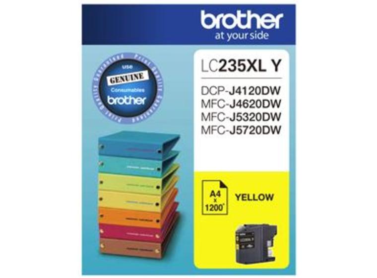 product image for Brother LC235XLY Yellow High Yield Ink Cartridge
