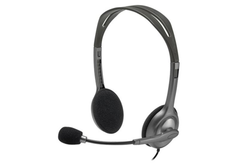 product image for Logitech H110 Stereo Headset with Noise-Cancelling Microphone