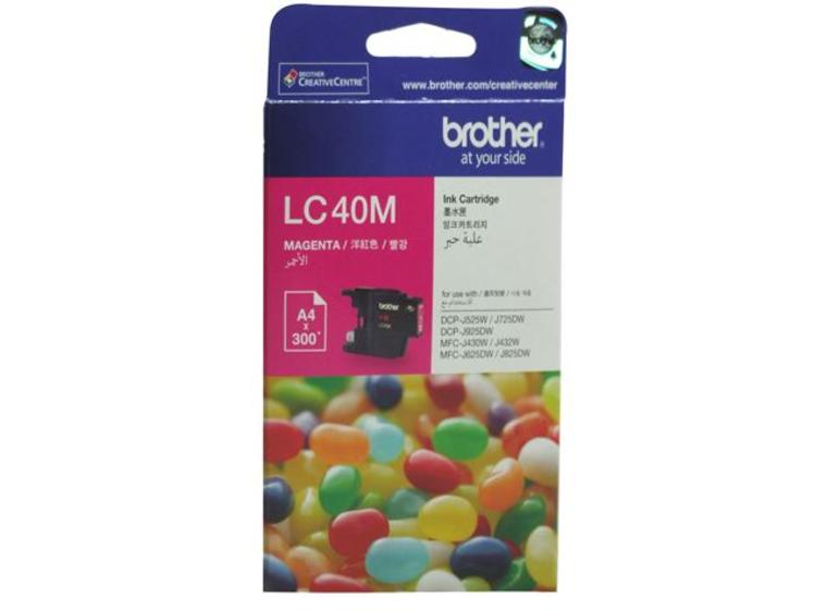 product image for Brother LC40M Magenta Ink Cartridge
