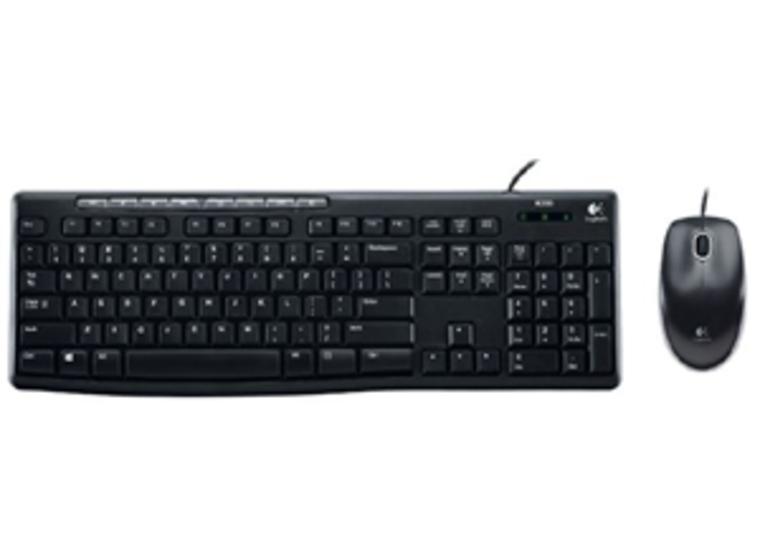 product image for Logitech MK200 Wired USB Keyboard and Mouse