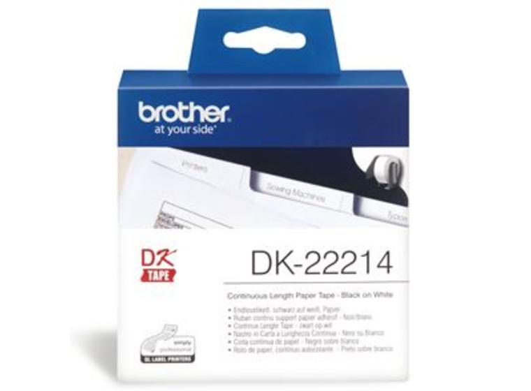 product image for Brother DK22214 Continuous Length Paper Label Tape 12mm x 30.48m