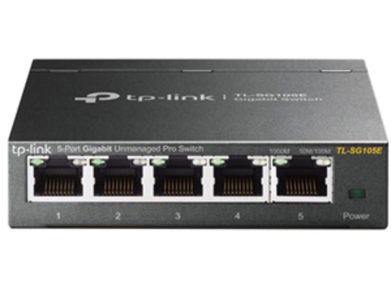 product image for TP-Link SG105E 5 Port Gigabit Switch Easy Smart
