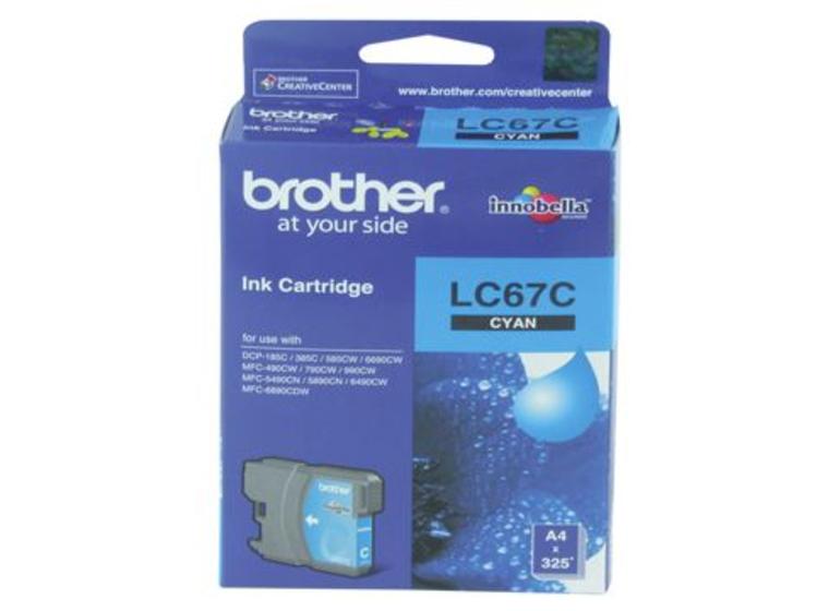 product image for Brother LC67C Cyan Ink Cartridge