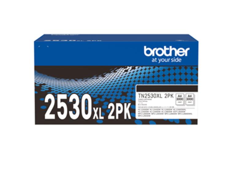 product image for Brother TN2530XL2PK Black High Yield Toner 2 Pack