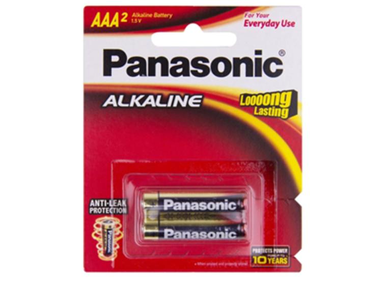 product image for Panasonic AAA Alkaline Battery 2 Pack