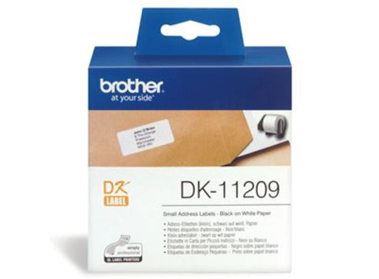 product image for Brother DK11209 800 Small Address Labels 29mm x 62mm
