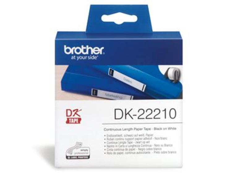 product image for Brother DK22210 Continuous Length Paper Label Tape 29mm x 30.48m