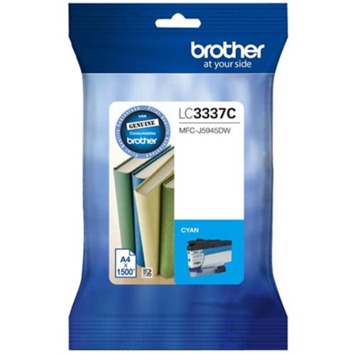 image of Brother LC3337C Cyan Ink Cartridge