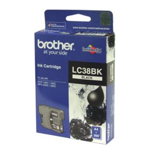image of Brother LC38BK Black Ink Cartridge
