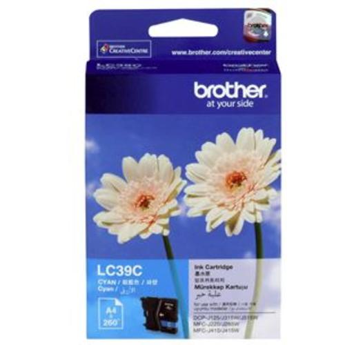 image of Brother LC39C Cyan Ink Cartridge
