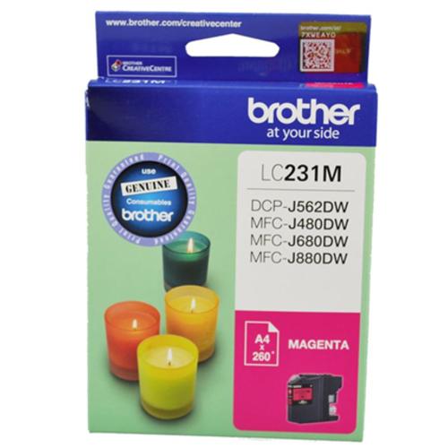 image of Brother LC231M Magenta Ink Cartridge