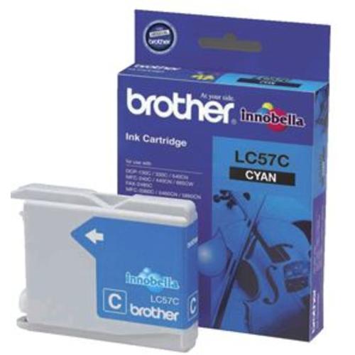 image of Brother LC57C Cyan Ink Cartridge