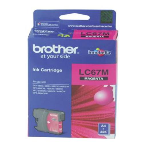 image of Brother LC67M Magenta Ink Cartridge