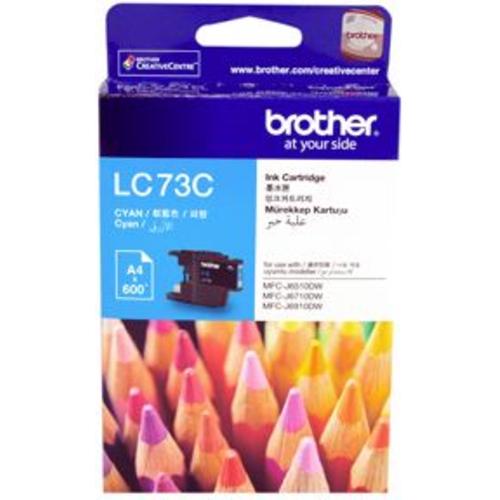 image of Brother LC73C Cyan Ink Cartridge
