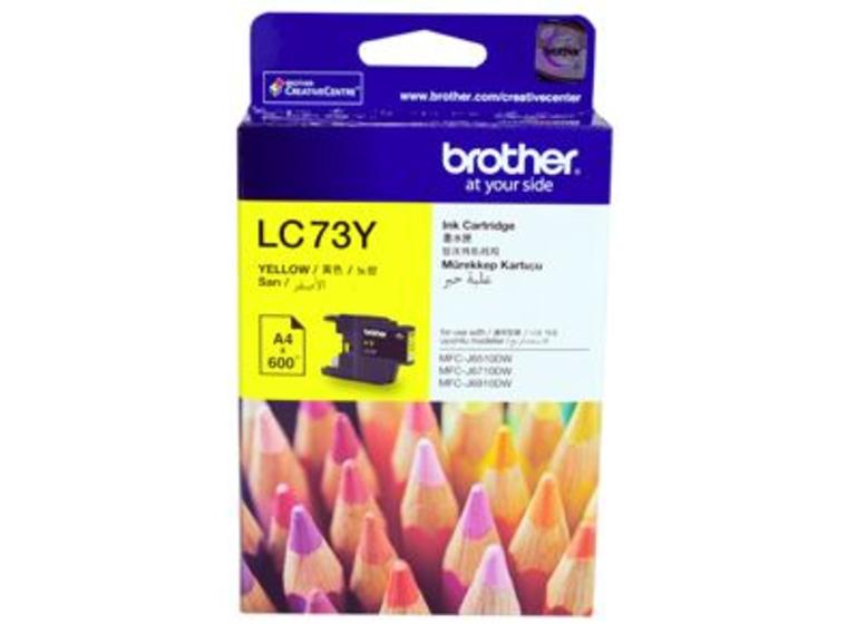product image for Brother LC73Y Yellow Ink Cartridge