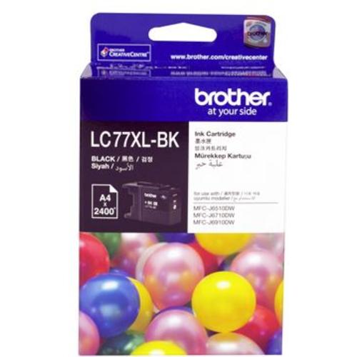 image of Brother LC77XLBK Black High Yield Ink Cartridge