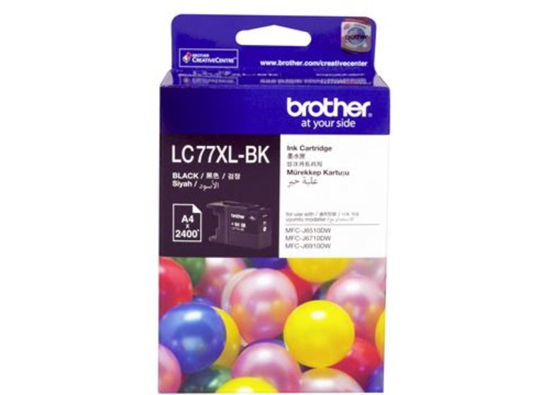 product image for Brother LC77XLBK Black High Yield Ink Cartridge