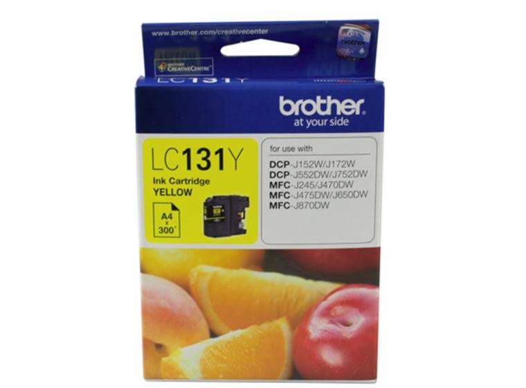 product image for Brother LC131Y Yellow Ink Cartridge