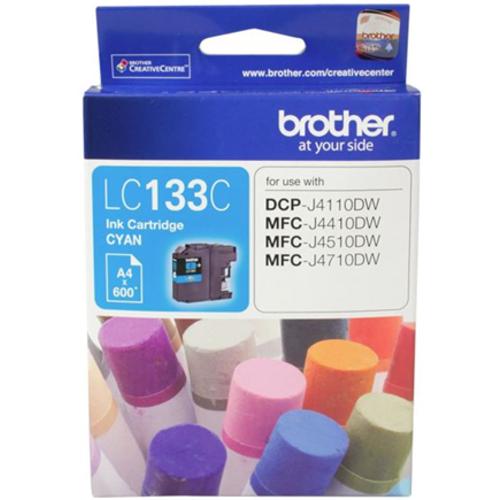 image of Brother LC133C Cyan Ink Cartridge