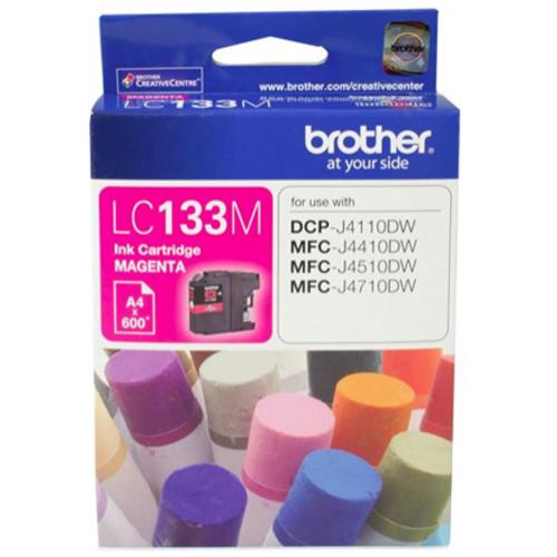 image of Brother LC133M Magenta Ink Cartridge
