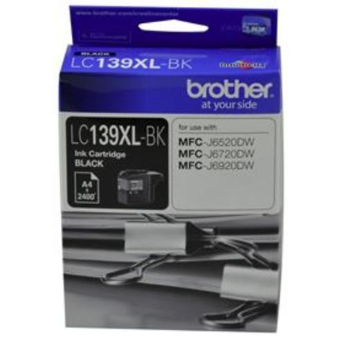 image of Brother LC139XLBK Black High Yield Ink Cartridge
