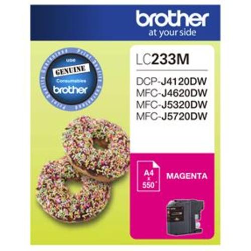 image of Brother LC233M Magenta Ink Cartridge