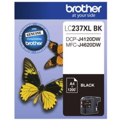 image of Brother LC237XLBK Black High Yield Ink Cartridge