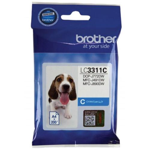 image of Brother LC3311C Cyan Ink Cartridge