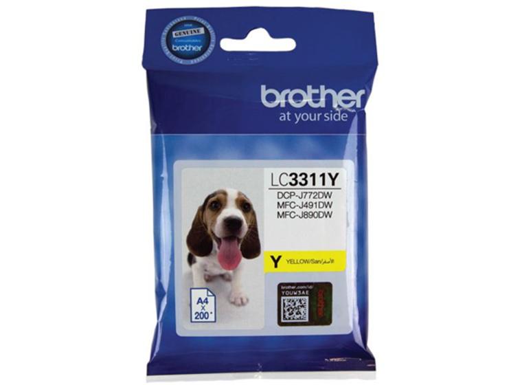 product image for Brother LC3311Y Yellow Ink Cartridge