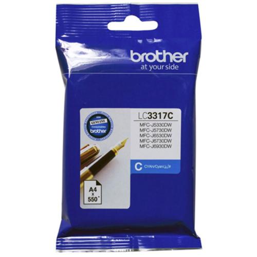image of Brother LC3317C Cyan Ink Cartridge