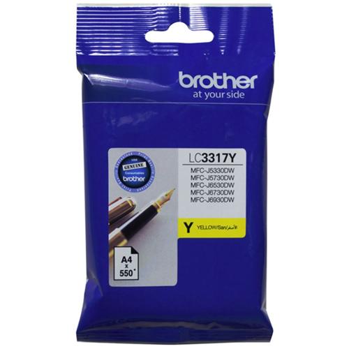 image of Brother LC3317Y Yellow Ink Cartridge