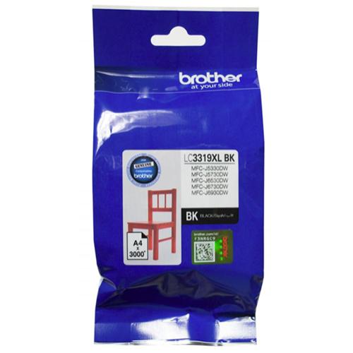 image of Brother LC3319XLBK Black High Yield Ink Cartridge
