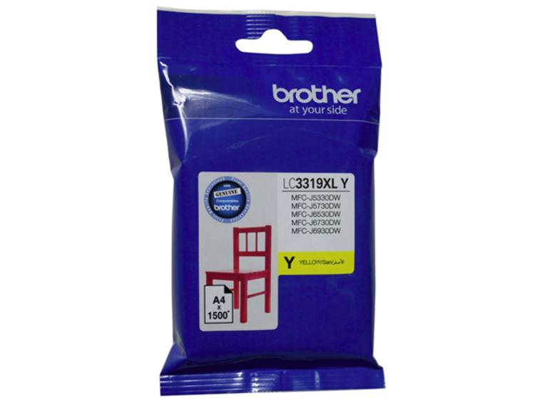 product image for Brother LC3319XLY Yellow High Yield Ink Cartridge