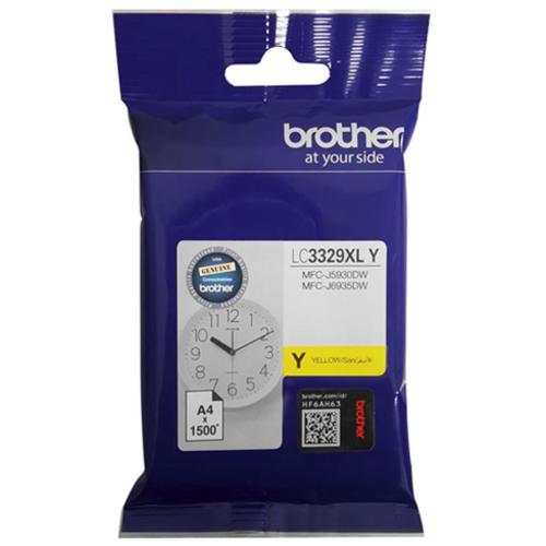 image of Brother LC3329XLY Yellow High Yield Ink Cartridge
