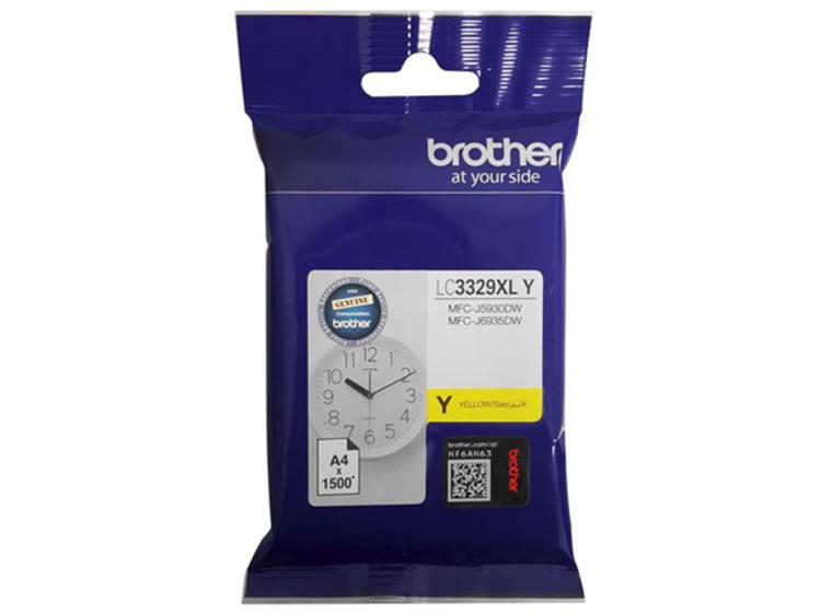 product image for Brother LC3329XLY Yellow High Yield Ink Cartridge