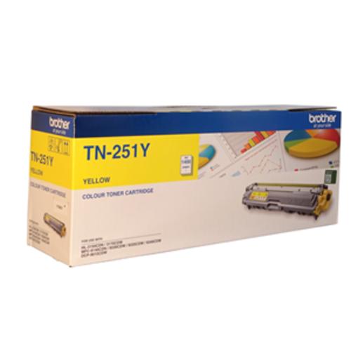 image of Brother TN-251Y Yellow Toner
