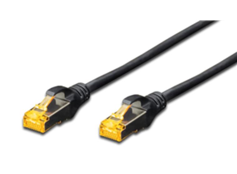 product image for Digitus S-FTP CAT6A Patch Lead - 0.5M Black