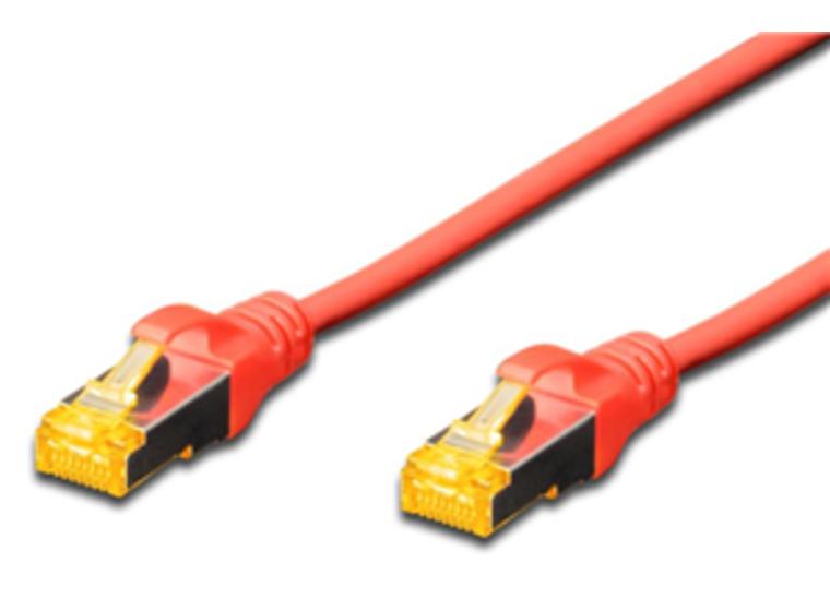 product image for Digitus S-FTP CAT6A Patch Lead - 0.5M Red