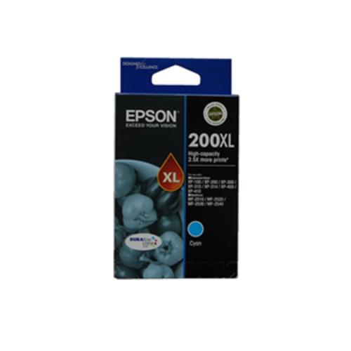 image of Epson 200XL Cyan High Yield Ink Cartridge
