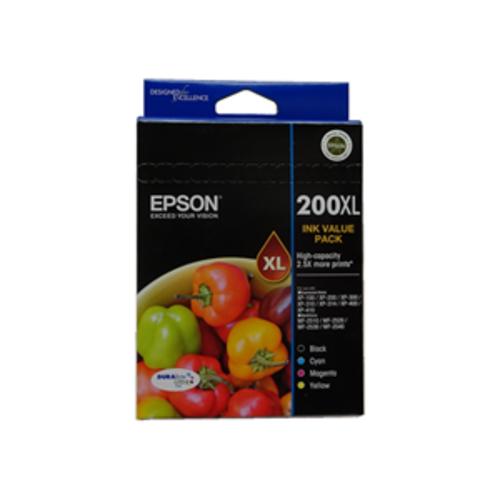 image of Epson 200XL High Yield Ink Cartridge 4 Ink Value Pack