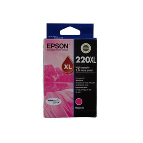 image of Epson 220XL Magenta High Yield Ink Cartridge