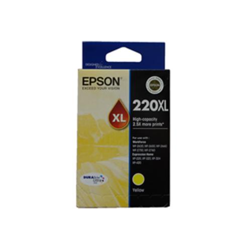 image of Epson 220XL Yellow High Yield Ink Cartridge