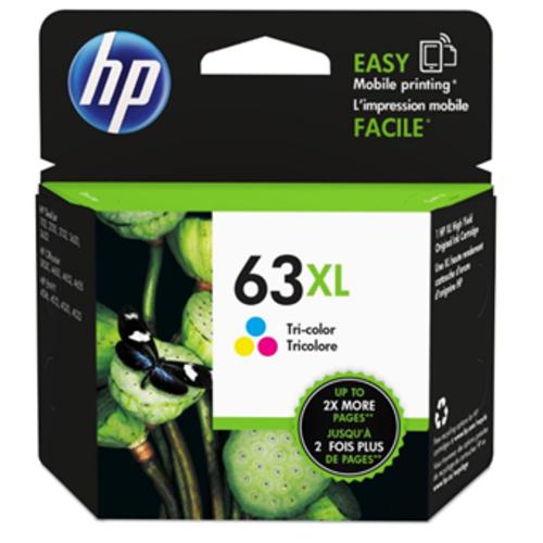 image of HP 63XL Tri-Colour High Yield Ink Cartridge