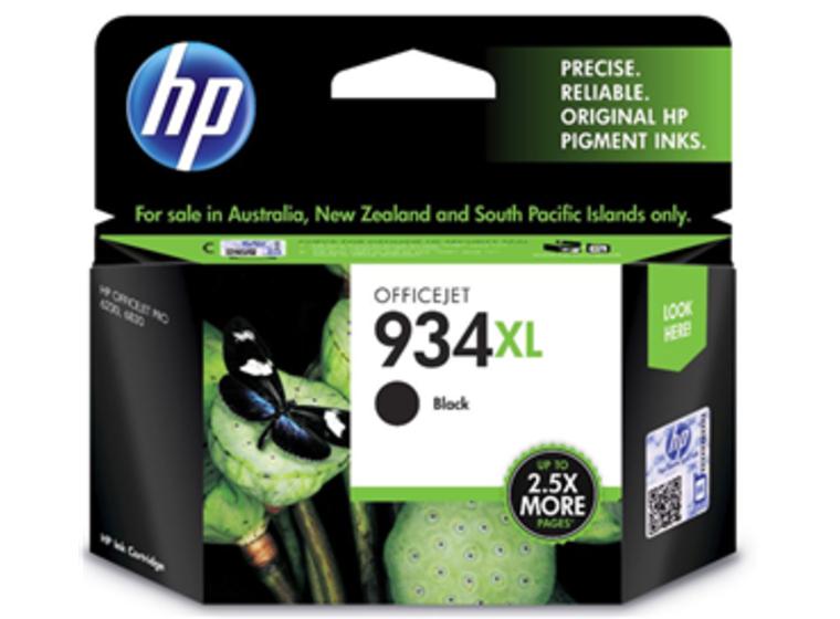 product image for HP 934XL Black High Yield Ink Cartridge